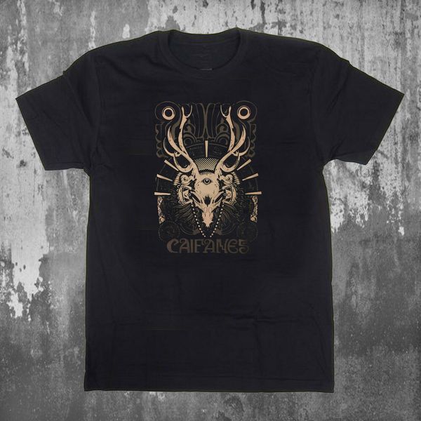 new caifanes - jaguares rock en espanol logo men's black t shirt tee shirt