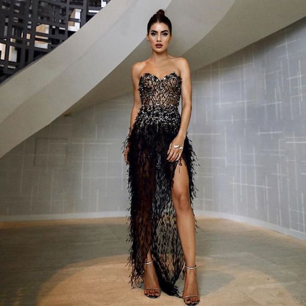 casual dresses 2021 sundress club elegant fashion sleeveless tube dress women feather off the shoulder party summer black female clothi, Black;gray
casual dresses 2021 sundress club elegant fashion sleeveless tube dress women feather off the shoulder party summer black female clothi, Black;gray