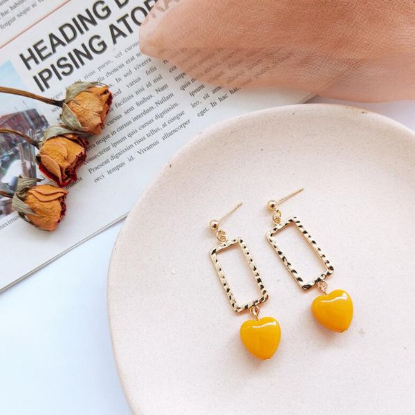 fashion long heart-shaped drop earrings acrylic elegant earrings for women's wedding jewelry, Silver
fashion long heart-shaped drop earrings acrylic elegant earrings for women's wedding jewelry, Silver