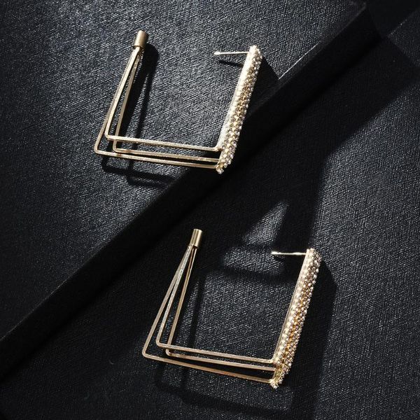 new fashion gold geometric shape hoop earrings simple ear ring ethnic jewelry gift crystal earrings for women bijoux, Golden;silver
new fashion gold geometric shape hoop earrings simple ear ring ethnic jewelry gift crystal earrings for women bijoux, Golden;silver
