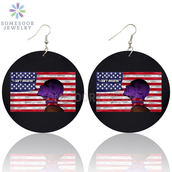 somesoor american tears i can't breath wooden drop earrings black racial lives matter design both sides printed for women gifts, Silver
somesoor american tears i can't breath wooden drop earrings black racial lives matter design both sides printed for women gifts, Silver