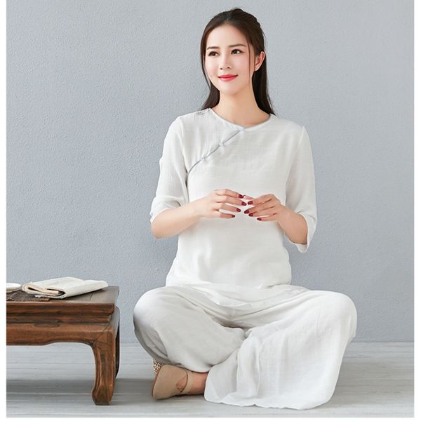 yoga women's cotton linen 2019 autumn meditation tai chi platehan suit cotton and linen medium sleeve fashion casual suit cqocq
yoga women's cotton linen 2019 autumn meditation tai chi platehan suit cotton and linen medium sleeve fashion casual suit cqocq