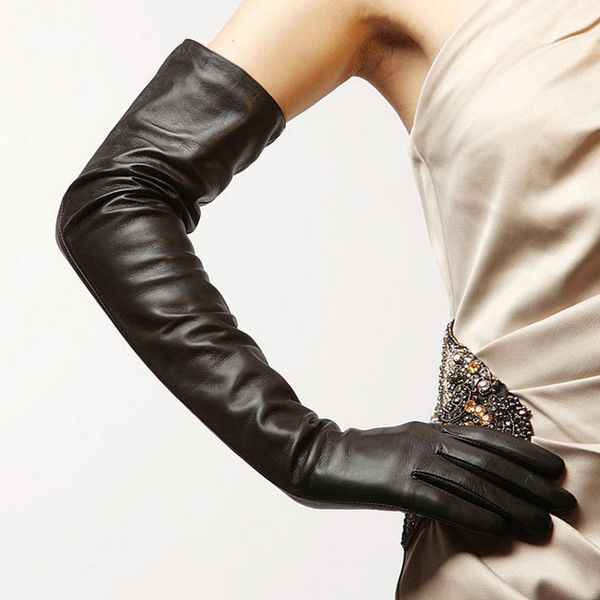 five fingers gloves women winter warm 58cm(22.8")long real sheep leather opera evening long black, Blue;gray
five fingers gloves women winter warm 58cm(22.8")long real sheep leather opera evening long black, Blue;gray