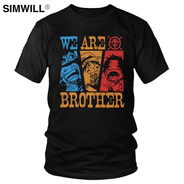 funny one piece t-shirt men's cotton sabo roronoa zoro luffy t shirt short sleeve we are brother tees shirt anime manga apparel
funny one piece t-shirt men's cotton sabo roronoa zoro luffy t shirt short sleeve we are brother tees shirt anime manga apparel