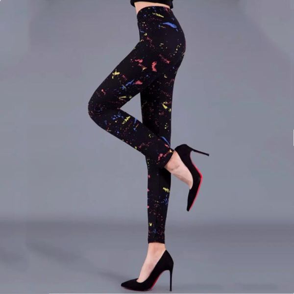 women autumn casual black ink leopard zebra printed high waist skinny leggings cropped trouser pencil pants, Black;white
women autumn casual black ink leopard zebra printed high waist skinny leggings cropped trouser pencil pants, Black;white