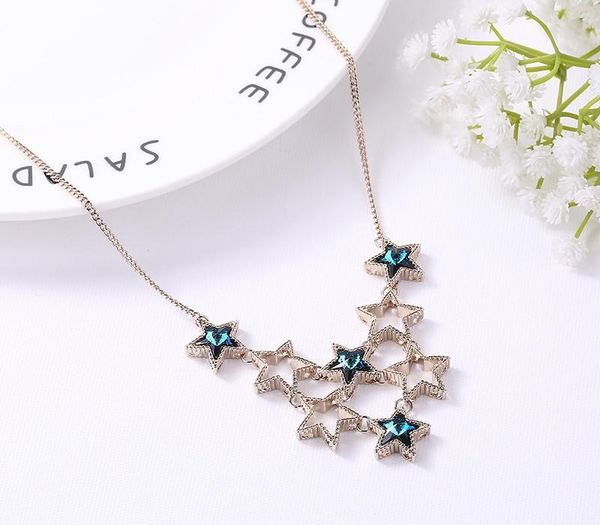 ms betti star pendant bid necklace with crystal from swarovski 2018 new arrival bijour for11, Silver
ms betti star pendant bid necklace with crystal from swarovski 2018 new arrival bijour for11, Silver