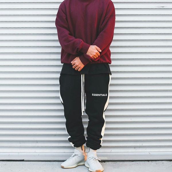 trendy fear feet beam essentials line fog sweatpants street high contrasting men of god double loose casual pants color spxet, Black
trendy fear feet beam essentials line fog sweatpants street high contrasting men of god double loose casual pants color spxet, Black