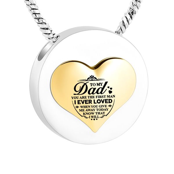 stainless steel round cremation ashes pendant for dad cremation ashes urn memorial jewelry necklace keepsake with fill kit, Silver
stainless steel round cremation ashes pendant for dad cremation ashes urn memorial jewelry necklace keepsake with fill kit, Silver