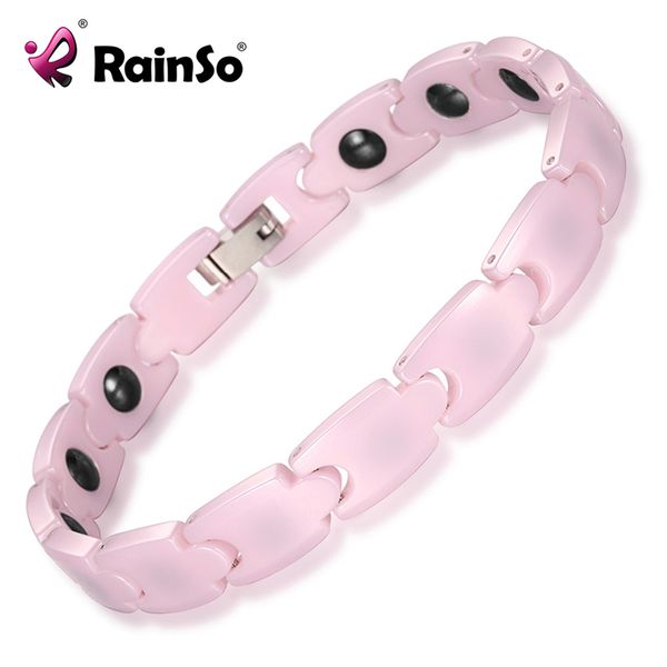 rainso pink charm bracelets for girl hematite magnetic ceramic bracelet for women 2020 fashion female hologram jewelry, Red;blue
rainso pink charm bracelets for girl hematite magnetic ceramic bracelet for women 2020 fashion female hologram jewelry, Red;blue