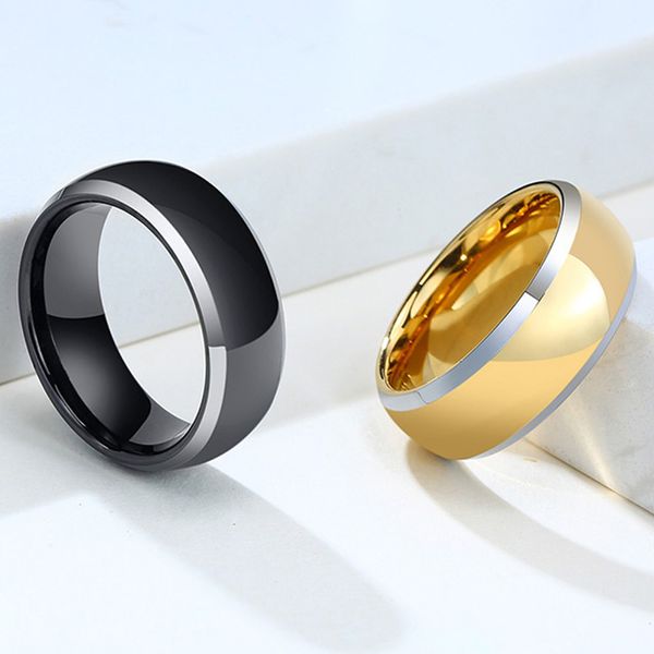 wedding rings men's tungsten ring bridal band 8mm classic elegant domed anniversary engagement love gift, Slivery;golden
wedding rings men's tungsten ring bridal band 8mm classic elegant domed anniversary engagement love gift, Slivery;golden