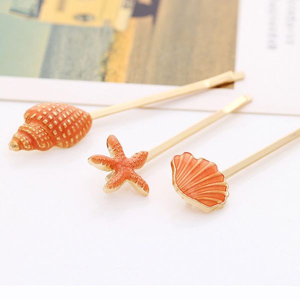 hair clips women cute retro shell starfish fashion side clip conch alloy simple hair clips headwear accessories for women, Silver
hair clips women cute retro shell starfish fashion side clip conch alloy simple hair clips headwear accessories for women, Silver