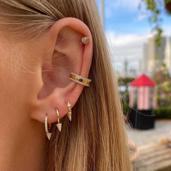 hoop & huggie 2021 spike rivet gold silver color minimal delicate earrings three spikes cute mini small cz for women jewelry, Golden;silver
hoop & huggie 2021 spike rivet gold silver color minimal delicate earrings three spikes cute mini small cz for women jewelry, Golden;silver