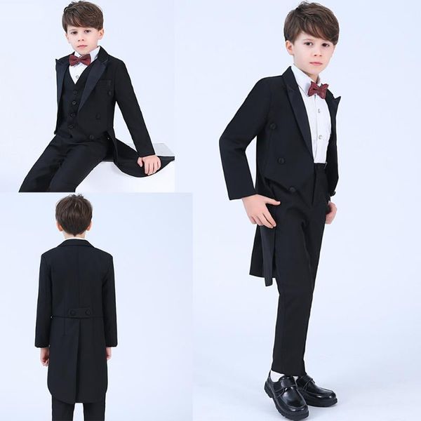 boys' attire kids long suits handsome long sleeves clothing set custom made 3 pieces wedding suits (jacket+pants+vest, Blue
boys' attire kids long suits handsome long sleeves clothing set custom made 3 pieces wedding suits (jacket+pants+vest, Blue