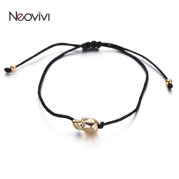 charm bracelets neovivi smooth copper beads skull cz bracelet micro pave white zircon red black rope string women men jewelry, Golden;silver
charm bracelets neovivi smooth copper beads skull cz bracelet micro pave white zircon red black rope string women men jewelry, Golden;silver