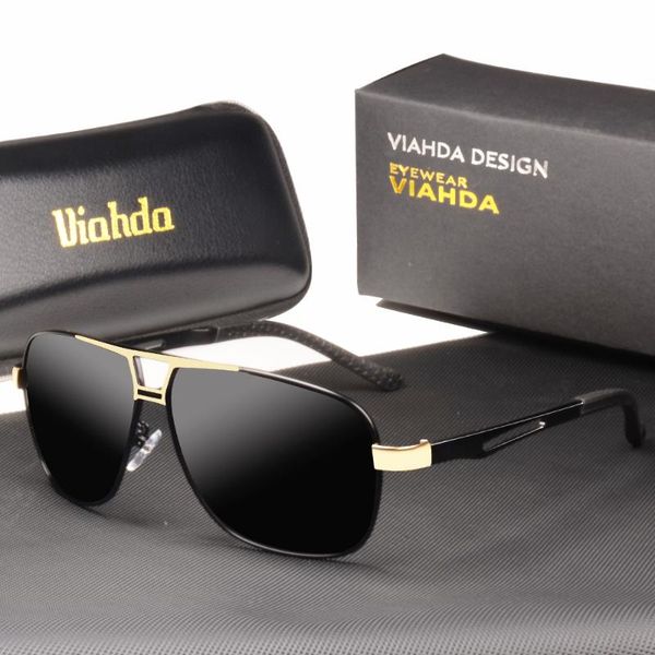 sunglasses viahda men's brand designer pilot polarized male sun glasses eyeglasses masculino for men, White;black
sunglasses viahda men's brand designer pilot polarized male sun glasses eyeglasses masculino for men, White;black