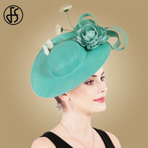 fs light green big hats women wedding party fascinator hat for wedding flower ladies hats cocktail bridal, Blue;gray
fs light green big hats women wedding party fascinator hat for wedding flower ladies hats cocktail bridal, Blue;gray