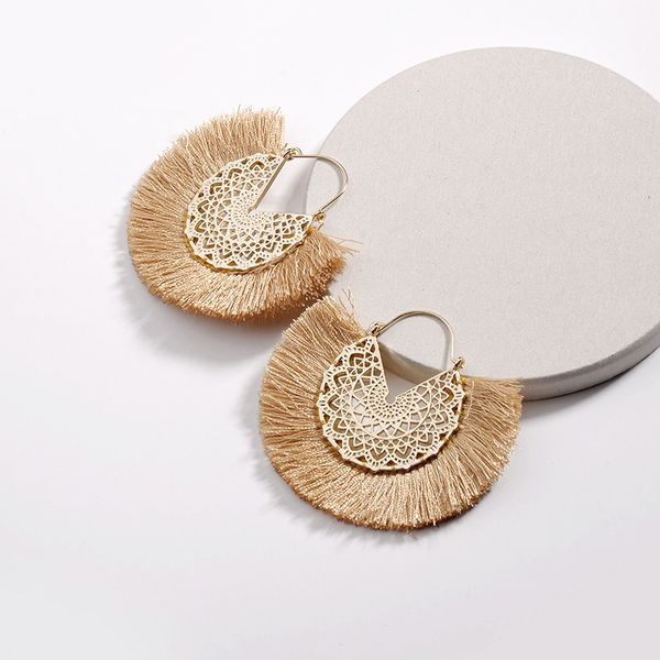 dangle & chandelier boho fan-shaped tassel earrings womens vintage ethnic metal hollow statement multicolor fringe earring jewelry 2021, Silver
dangle & chandelier boho fan-shaped tassel earrings womens vintage ethnic metal hollow statement multicolor fringe earring jewelry 2021, Silver