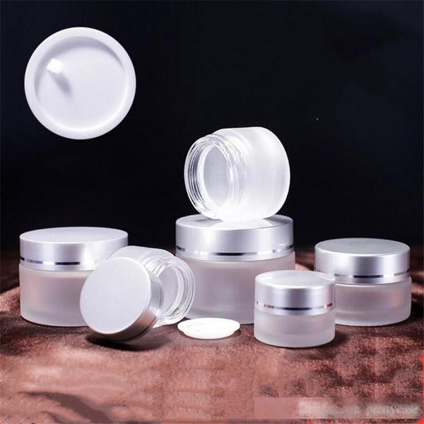 5g 10g 15g 20g 30g 50g frosted glass cosmetic jar portable sample bottles storage travel packaging container cases for eyeshadow cream
5g 10g 15g 20g 30g 50g frosted glass cosmetic jar portable sample bottles storage travel packaging container cases for eyeshadow cream