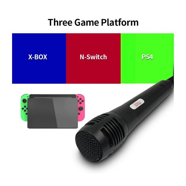 usb interface high sound quality microphone for n-switch/ps4/x-box game console wired gaming microphone
usb interface high sound quality microphone for n-switch/ps4/x-box game console wired gaming microphone