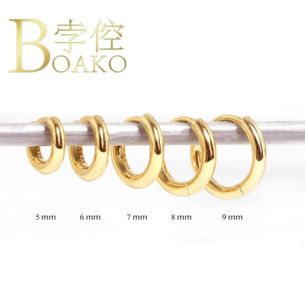 hoop & huggie boako 925 sterling silver earrings for women ins simple earring hoops minimalist earings luxury s925 jewelry ear pendientes, Golden;silver
hoop & huggie boako 925 sterling silver earrings for women ins simple earring hoops minimalist earings luxury s925 jewelry ear pendientes, Golden;silver