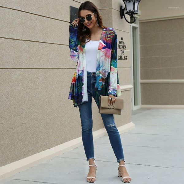 loose casual long sleeve sunscreen coats summer fashion women outerwear floral thin cardigan womens cape brief, Black
loose casual long sleeve sunscreen coats summer fashion women outerwear floral thin cardigan womens cape brief, Black