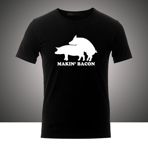 making bacon lettering art pattern funny pig make love cotton men's round neck white t-shirt happy humor life tee shirt
making bacon lettering art pattern funny pig make love cotton men's round neck white t-shirt happy humor life tee shirt