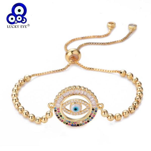 lucky eye micro pave colorful zircon bracelet rose gold silver color chain turkish eye bracelet adjustable for women girls le484, Golden;silver
lucky eye micro pave colorful zircon bracelet rose gold silver color chain turkish eye bracelet adjustable for women girls le484, Golden;silver