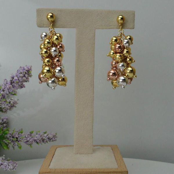 yuminglai 24k dubai costume earrings brazilian earrings for women fhk7946, Silver