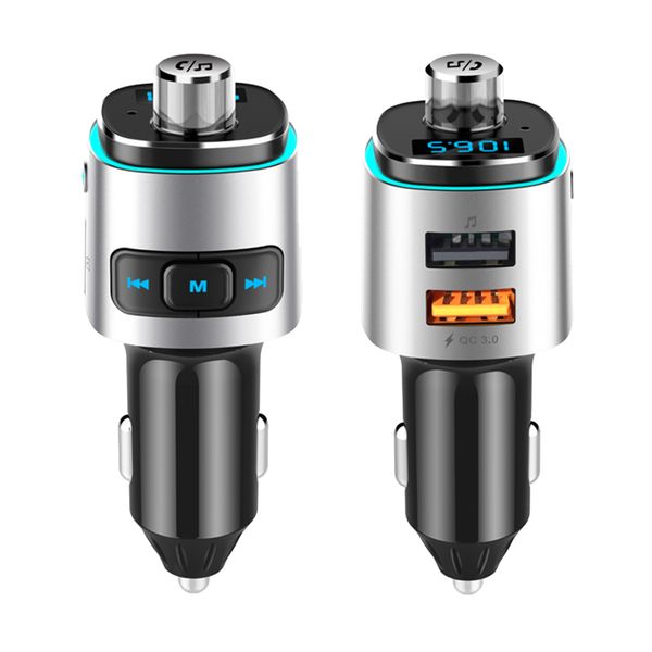 bc42 car fm transmitter wireless car kit music player 12v aux modulator with quick charge dual usb port
bc42 car fm transmitter wireless car kit music player 12v aux modulator with quick charge dual usb port
