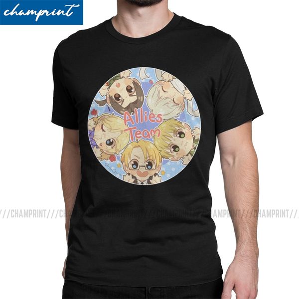 hetalia allies team t-shirt men axis powers hetalia anime aph world funny cotton tee shirt short sleeve t shirt printed clothes
hetalia allies team t-shirt men axis powers hetalia anime aph world funny cotton tee shirt short sleeve t shirt printed clothes
