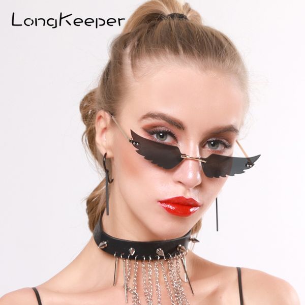 longkeeper rimless sunglasses women retro cat eye sun glasses men narrow eyewear 2020 metal shades trending streetwear uv400, White;black
longkeeper rimless sunglasses women retro cat eye sun glasses men narrow eyewear 2020 metal shades trending streetwear uv400, White;black