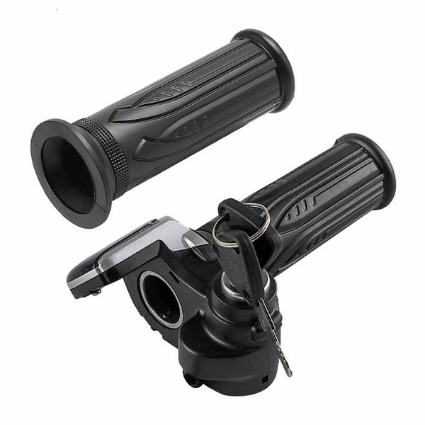 tdpro black throttle grips with electric key lock 24v/36v/48v replacement for e bike scooter
tdpro black throttle grips with electric key lock 24v/36v/48v replacement for e bike scooter