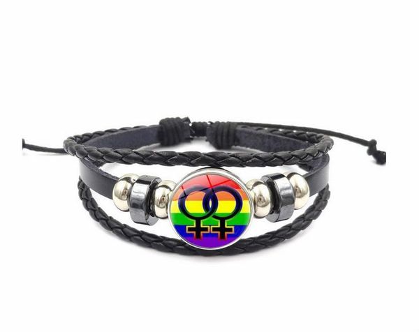 rainbow sign lgbt bracelet ginger snap button charm for men gay women lesbian leather rope bracelet fashion jewelry gift
rainbow sign lgbt bracelet ginger snap button charm for men gay women lesbian leather rope bracelet fashion jewelry gift