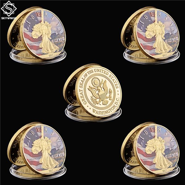 5pcs/lot american yellowstone national park nature craft gold plated token medallion coin
5pcs/lot american yellowstone national park nature craft gold plated token medallion coin
