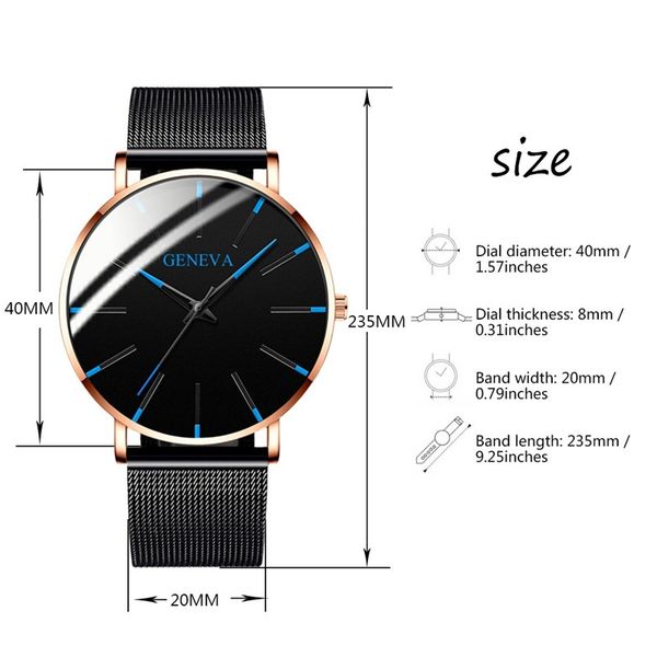 blue quartz thin dial watches geneva pointer leisure ultra relogio stainless masculino strap clock mens gift wristwatch mesh isgbo, Slivery;brown
blue quartz thin dial watches geneva pointer leisure ultra relogio stainless masculino strap clock mens gift wristwatch mesh isgbo, Slivery;brown