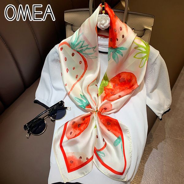 omea strawberry women scarf satin artificial silk headwrap handkerchief female fashion large square scarf neckerchief shawl, Blue;gray
omea strawberry women scarf satin artificial silk headwrap handkerchief female fashion large square scarf neckerchief shawl, Blue;gray