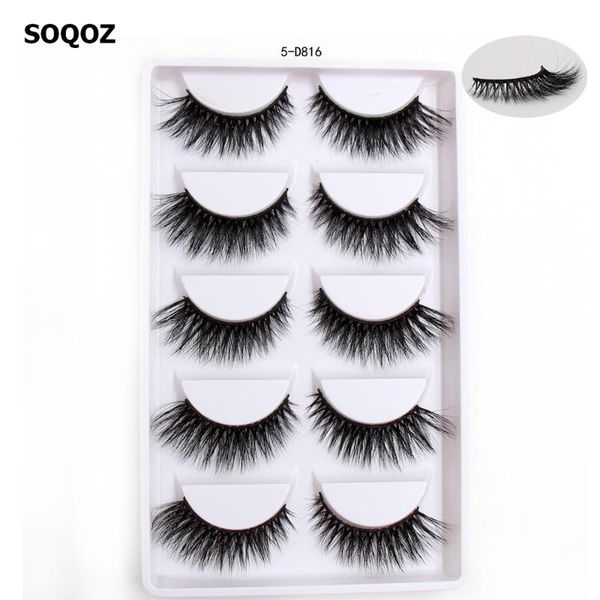 false eyelashes soqoz 3d mink luxury handmade lashes natural long eye fluffy lash 5 pairs d816 cosmeti
false eyelashes soqoz 3d mink luxury handmade lashes natural long eye fluffy lash 5 pairs d816 cosmeti