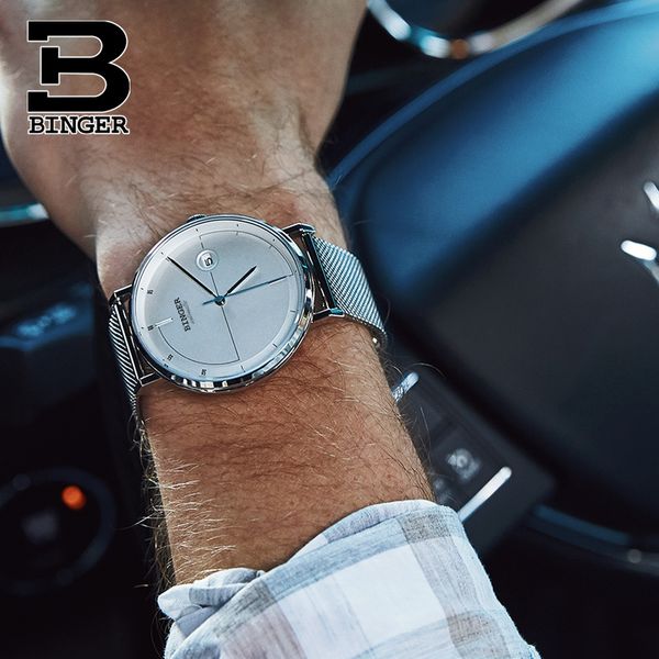 sapphire japan watches binger men's movement men switzerland automatic watch mechanical auto date wwdwe, Slivery;brown
sapphire japan watches binger men's movement men switzerland automatic watch mechanical auto date wwdwe, Slivery;brown