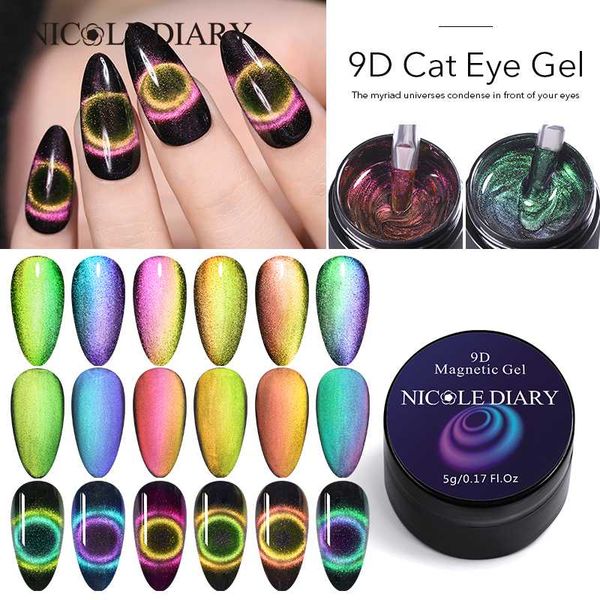 nicole diary magnetic 9d cat eye uv gel nail polish laser nail art varnish sparkly sky jade effect soak off uv gel varnish, Red;pink
nicole diary magnetic 9d cat eye uv gel nail polish laser nail art varnish sparkly sky jade effect soak off uv gel varnish, Red;pink