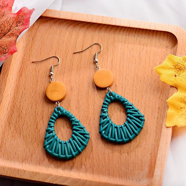 vintage boho women's green fashion statement earring red black charm jewelry hanging earring gift brincos wedding party, Silver
vintage boho women's green fashion statement earring red black charm jewelry hanging earring gift brincos wedding party, Silver
