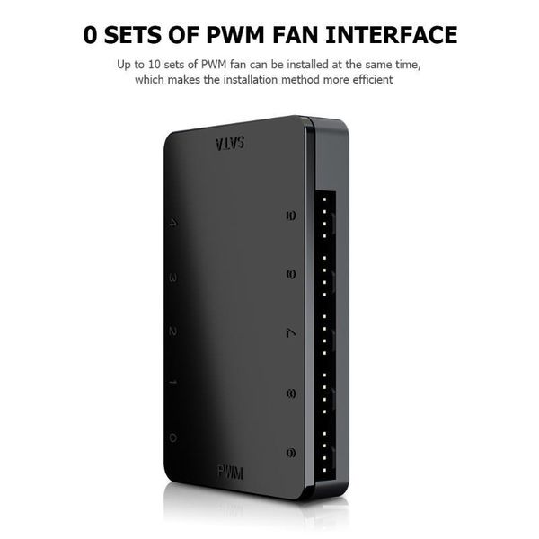 pwm fan hub controller powered sata 10 ports 4 pin households computers accessories for computer case cooling fan
pwm fan hub controller powered sata 10 ports 4 pin households computers accessories for computer case cooling fan