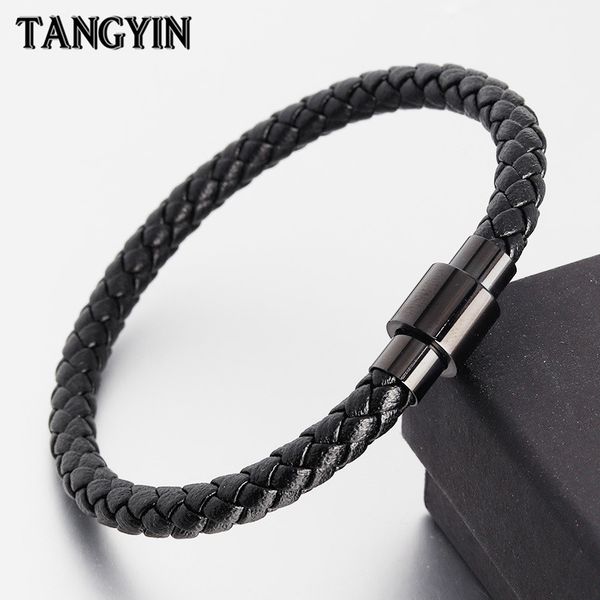 charm bracelets fashion men leather bracelet black stainless steel magnet buckle blue brown braided for and eomen jewelry gift, Golden;silver
charm bracelets fashion men leather bracelet black stainless steel magnet buckle blue brown braided for and eomen jewelry gift, Golden;silver