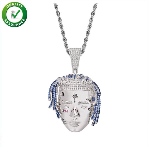 хип-хоп ювелирных изделия iced out цепь xxxtentacion подвеска конструктора ожерелье mens золото рэпер цепь дорогих подвески алмазного cz pan, Silver
хип-хоп ювелирных изделия iced out цепь xxxtentacion подвеска конструктора ожерелье mens золото рэпер цепь дорогих подвески алмазного cz pan, Silver