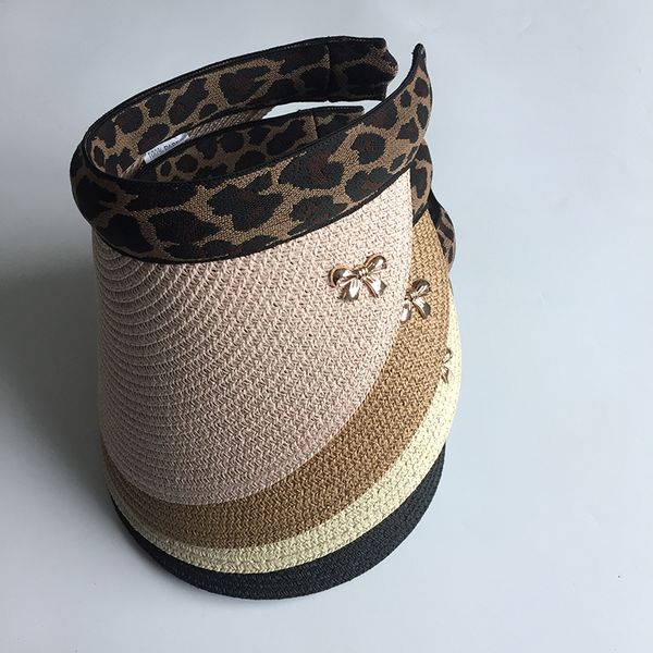 2021 new woman's sun hats female leopard bowknot visor caps hand made diy straw summer cap casual shade empty hat beach g2aq, Blue;gray
2021 new woman's sun hats female leopard bowknot visor caps hand made diy straw summer cap casual shade empty hat beach g2aq, Blue;gray