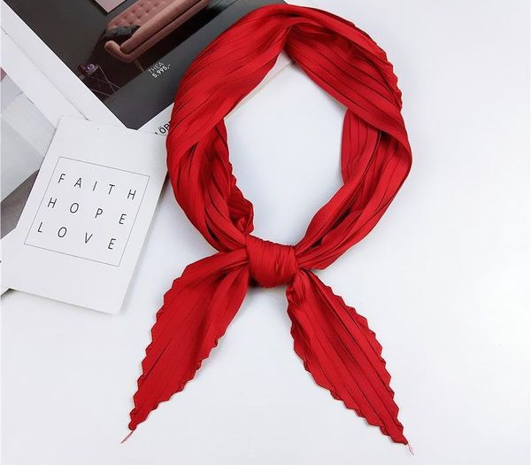 2020 women's small silk scarf crinkle hair scarfs ladies pleated twill stretchy scarves foulard neckerchief red, Blue;gray
2020 women's small silk scarf crinkle hair scarfs ladies pleated twill stretchy scarves foulard neckerchief red, Blue;gray