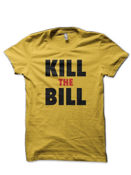 kill the bill yellow t shirt
kill the bill yellow t shirt