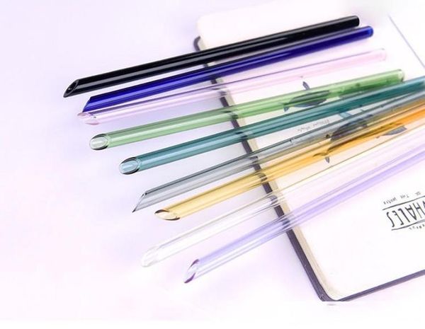 18cm/25cm length reusable eco borosilicate glass drinking straws clear colorful straight straw milk cocktail drinking straw sharp bottom
18cm/25cm length reusable eco borosilicate glass drinking straws clear colorful straight straw milk cocktail drinking straw sharp bottom