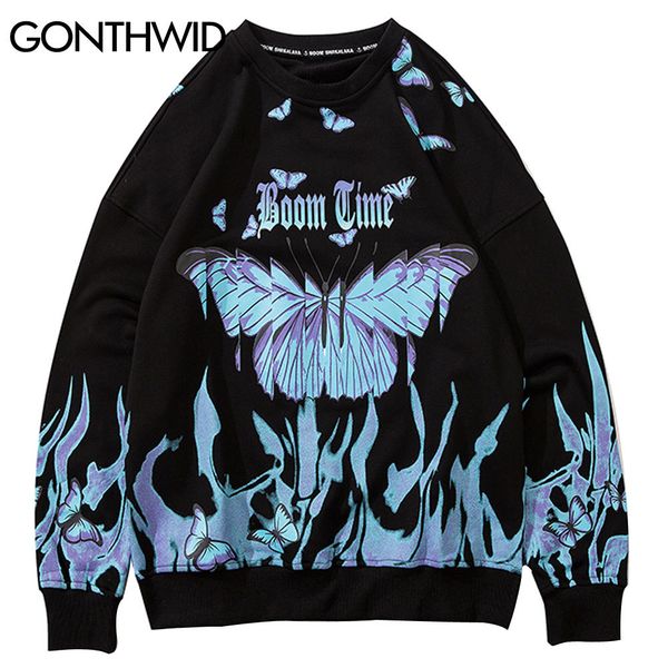 gonthwid fire flame butterfly print pullover sweatshirts hoodies harajuku hip hop casual o-neck sweatshirt 2020 men fashion 0917, Black
gonthwid fire flame butterfly print pullover sweatshirts hoodies harajuku hip hop casual o-neck sweatshirt 2020 men fashion 0917, Black