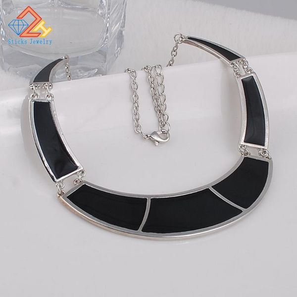 chokers alloy plated white k drop of european and american jewelry necklace set fashion women, Golden;silver
chokers alloy plated white k drop of european and american jewelry necklace set fashion women, Golden;silver