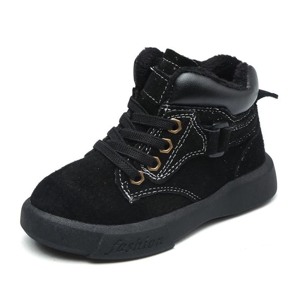 winter children fashion boots genuine leather kids ankle boots boys girls sport running shoes flat plush sneakers, Black;grey
winter children fashion boots genuine leather kids ankle boots boys girls sport running shoes flat plush sneakers, Black;grey